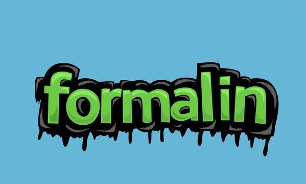 FORMALIN background writing vector design