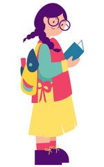 Student Going Back to School