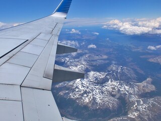 Flug über Patagonien