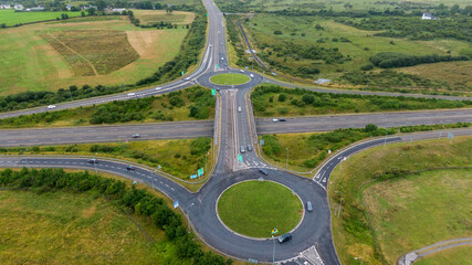 Motorway M 18 ,Limerick , Ireland , July, 23, 2022