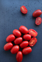 Red plum Roma Tomatoes