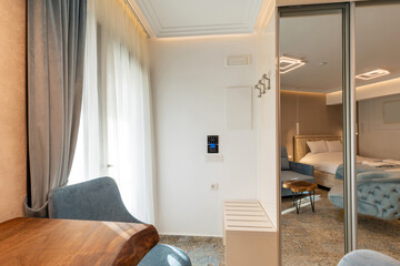 Interior of a modern hotel apartment