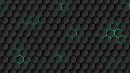 Abstract hexagon line in grey modern luxury futuristic background vector illustration