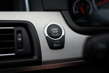 Car push start stop button
