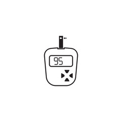 blood sugar meter icon