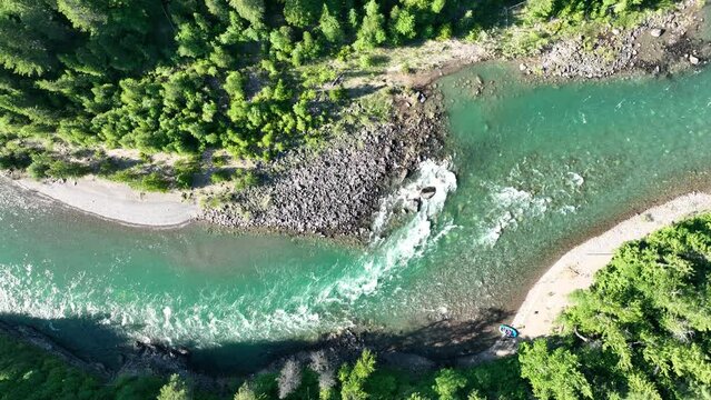 Middle Fork Flathead River Aerial
