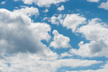 blue sky with clouds