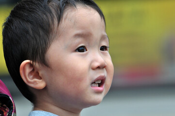 portrait of a lovly chinese little child