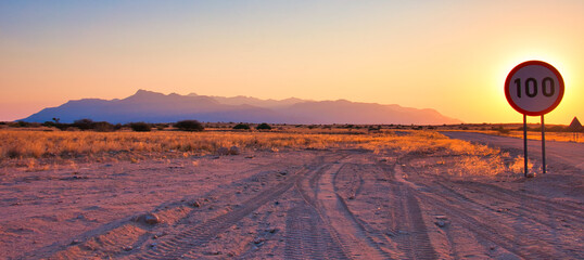 Road to Brandberg, Namibia