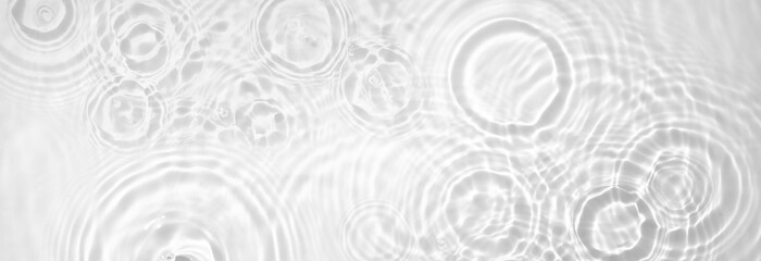 透明な水の波紋の背景テクスチャー