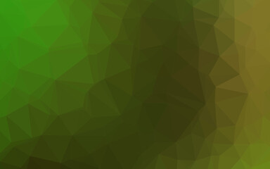 Obraz na płótnie Canvas Light Green vector blurry triangle template.