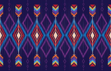 Fototapeta na wymiar oriental ethnic seamless pattern traditional background design for carpet, wallpaper, garment, wrap, batik, cloth, embroidery illustration vector