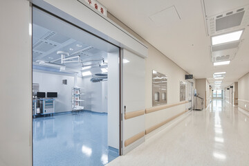 hospital corridor in hospital