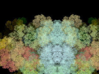 Imaginatory fractal abstract background Image