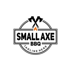 bbq emblem logo design creative idea vector design inspiration