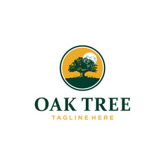 oak tree logo design green company	