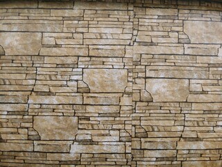 wall of brown brick house