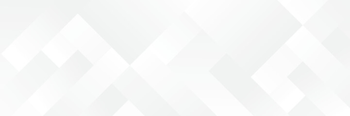 Obraz premium Abstract white Geometric banner design background.
