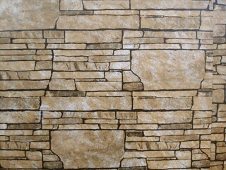 wall of brown brick house