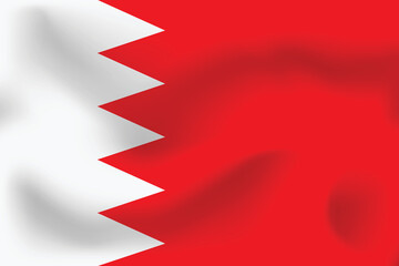 National flag of Bahrain. Realistic pictures flag