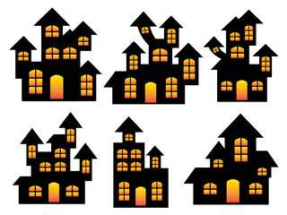 Halloween Castle Silhouette