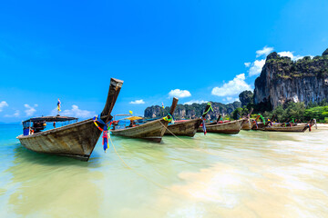 Fototapeta na wymiar Beautiful Nature at Railay Beach, Krabi , Thailand