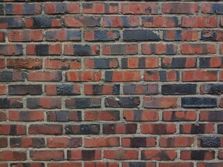 Fototapeta premium wall of red brick house