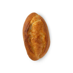 Bread isolated on white background with clipping path.