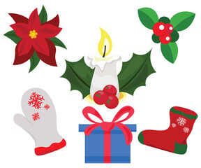 winter holiday, new year, New Year's symbols