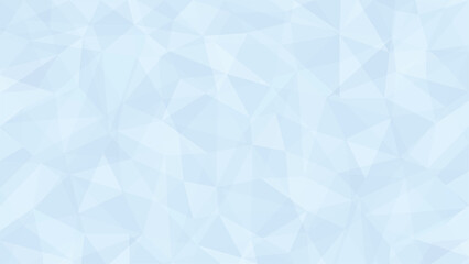 Abstract blue polygonal ice background.