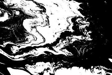Fototapeta na wymiar Marble background. Black and white grunge texture.