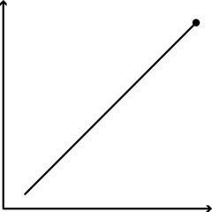 Simple 2D graph, creative detailed infographics vector illustration. EPS 10.