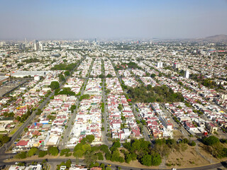 Aerial view of the La Estancia neighborhood in the municipality of Zapopan