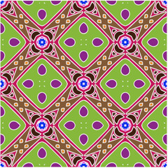 Seamless abstract multicolor pattern. Abstract background. Vector art.