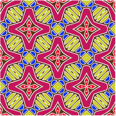 Seamless abstract multicolor pattern. Abstract background. Vector art.