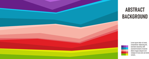 Fototapeta premium Abstract colorful geometric background