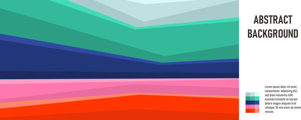 Fototapeta premium Abstract colorful geometric background