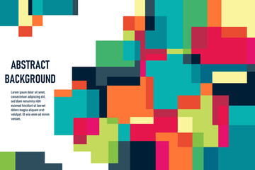 Abstract colorful geometric background 
