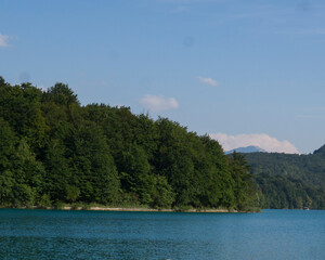 Fototapeta premium lake and mountains