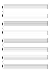 Musical Ledger Lines Background