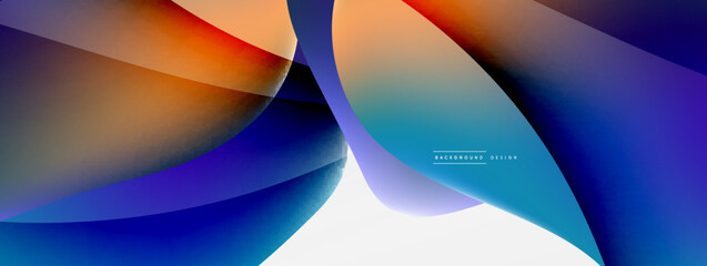 Fluid color abstract background. Liquid gradients, wave pattern. Trendy techno business template for wallpaper, banner, background or landing