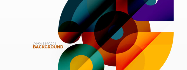 Colorful geometric pattern, minimal abstract background for wallpaper, banner, presentation