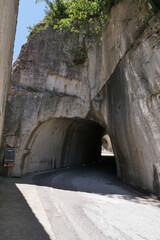 Veduta della Galleria del Furlo di epoca Romana, Pesaro Urbino