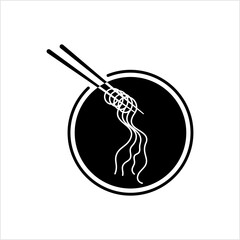 Noodles Icon, Food Icon