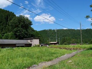 Rural countryside in Gifu Prefecture, Japan