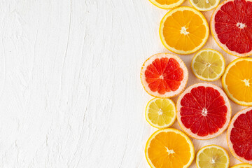 柑橘系フルーツの背景