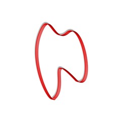 Obraz premium m design letter alphabet 