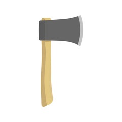 Axe vector.Axe illustration vector flat design editable. 