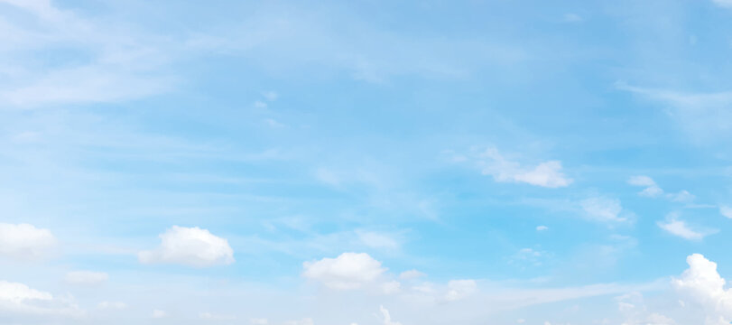 Blue sky background with tiny clouds. Blue sky with cloud. picture background website or art work design.