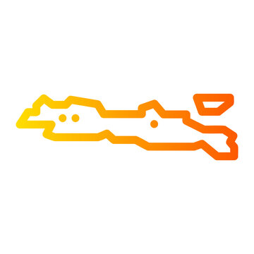 java island gradient icon